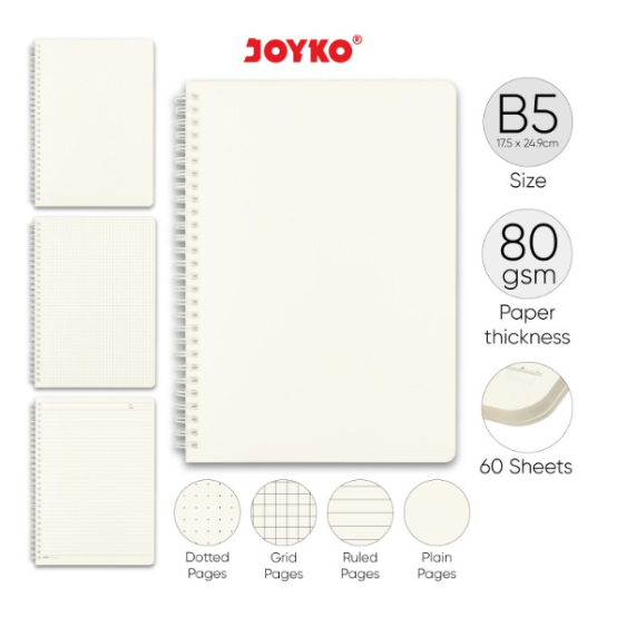 

Joyko Notebook Diary Agenda Buku Catatan NB-732 60 Lembar