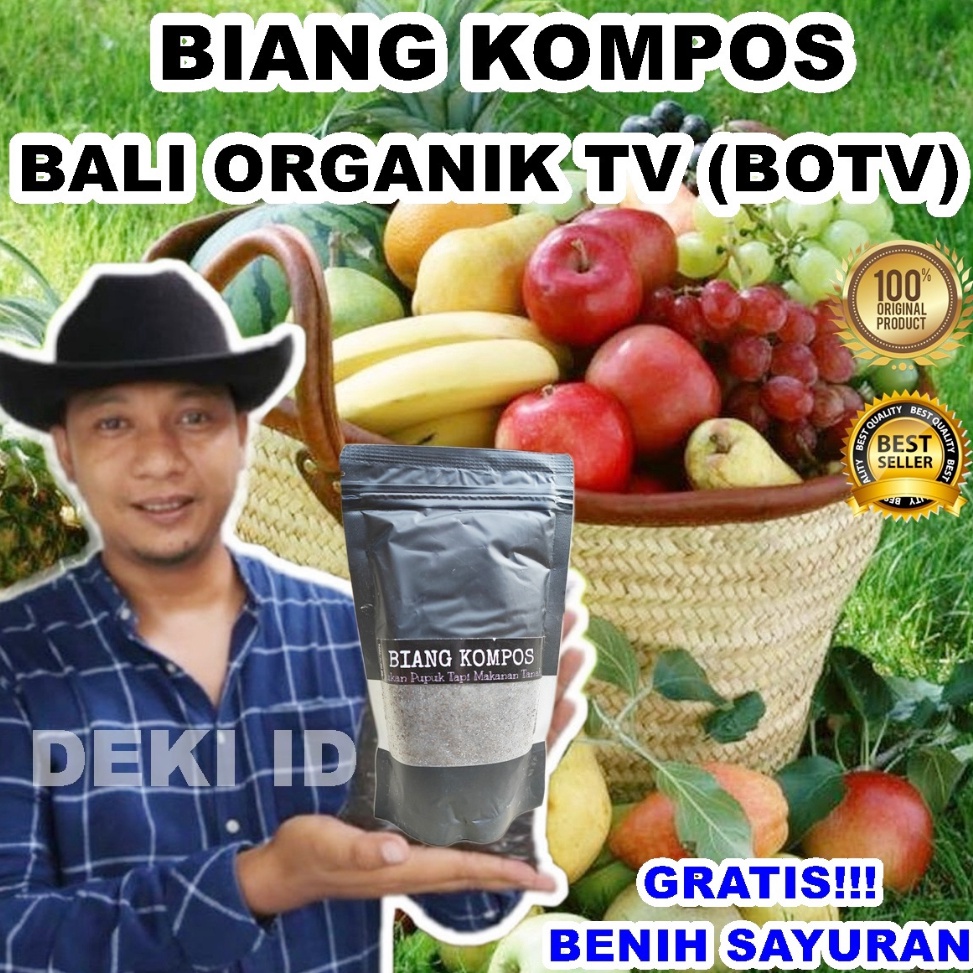 BHA289 D2289  Biang Kompos Original by Bali Organik TV BOTV Makanan dan Pembenah Tanah Bio Aktivator