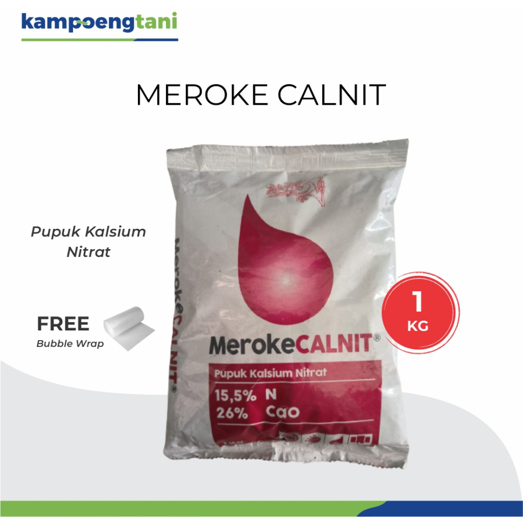 Kampoeng Tani - Pupuk Meroke Calnit 1 kg Kalsium Nitrat Calcinit Hidroponik