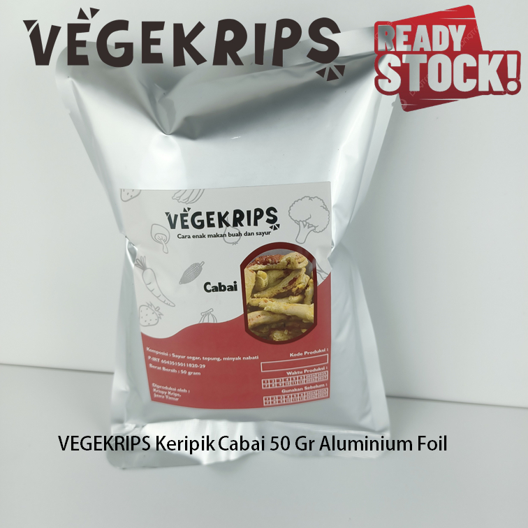

VEGEKRIPS Keripik Cabai 50 Gr Aluminium Foil