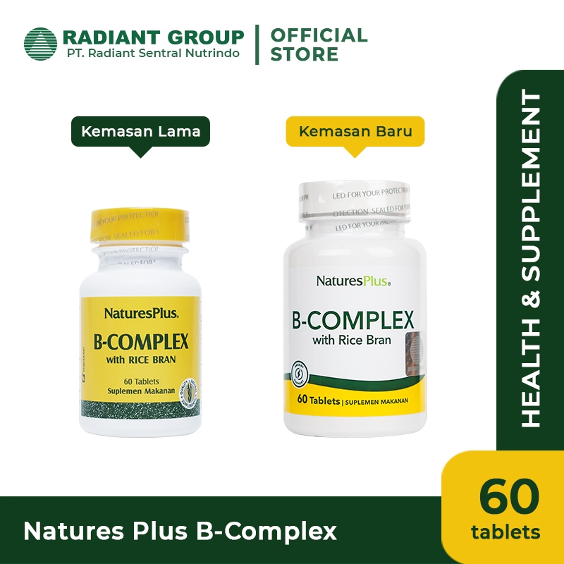 Natures Plus B-Complex - 60 Tablets