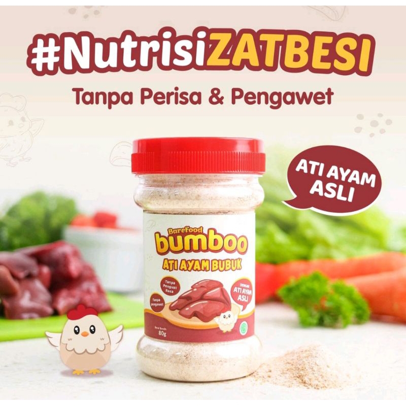 

BUMBOO Kaldu ati ayam- Nutrisi zat besi