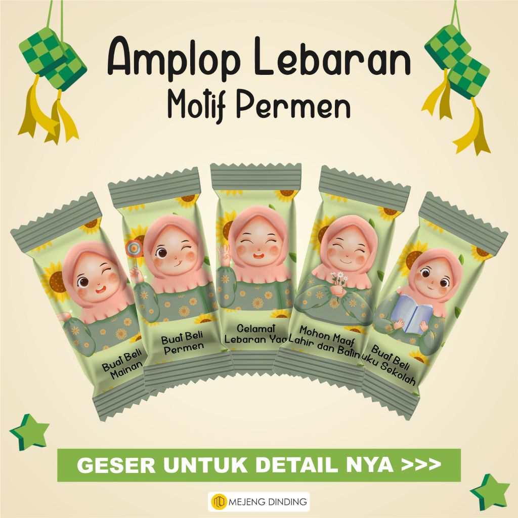 

AMPLOP LEBARAN PERMEN LUCU KARAKTER ANAK PEREMPUAN ISI 12 PCS / AMPLOP PERMEN VIRAL / AMPLOP LEBARAN 2024 / AMPLOP LEBARAN AESTHETIC / AMPLOP LEBARAN EID MUBARAK / / AMPLOP LEBARAN / ANGPAO LEBARAN / RAMADHAN/ IDUL FITRI / AMPLOP PERMEN LEBARAN
