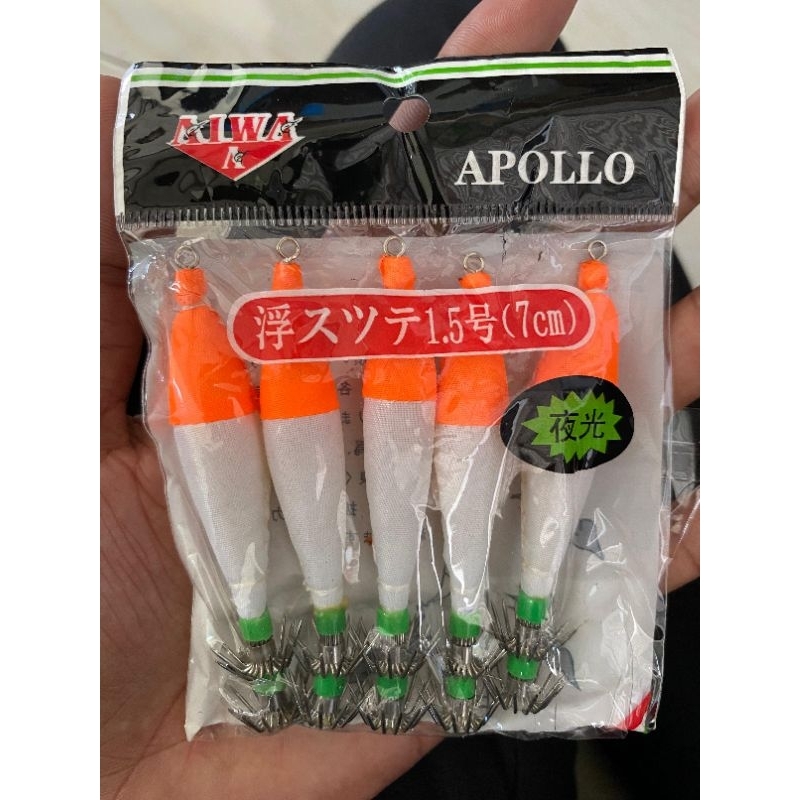 umpan mancing cumi/umpan apollo 5pcs