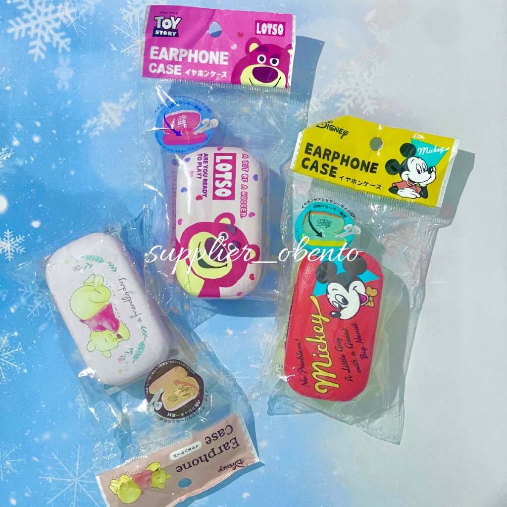 [Seria] Lotso Earphone Case Toy Story Accessories Handphone - Aksesoris Hp Wadah Earphone Tempat Ear