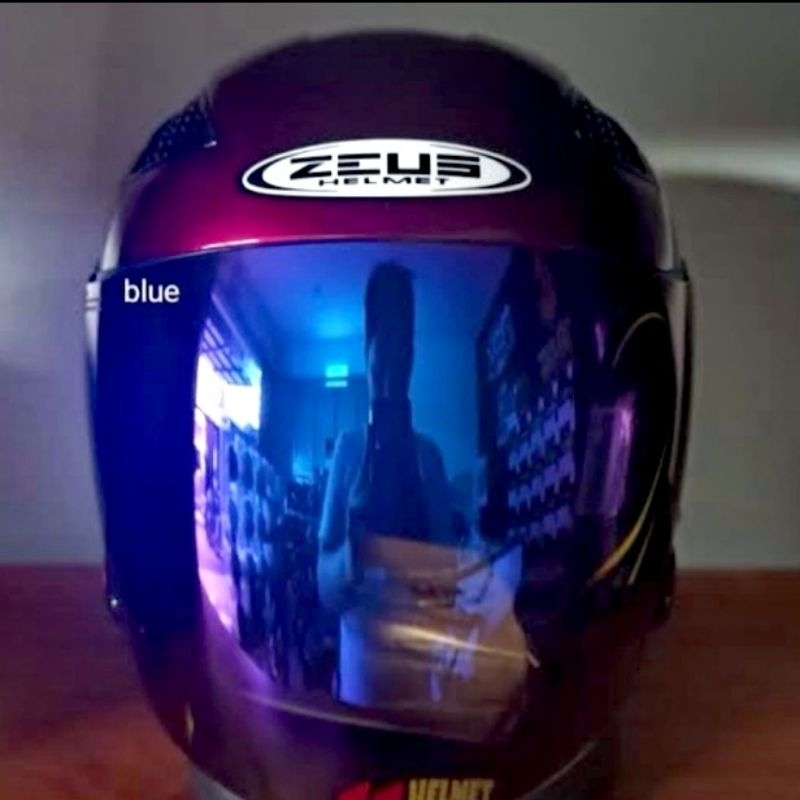 Visor zeus 610 Kaca zs610 zs610 dark smoke clear bening iridium silver gold blue kaca helm