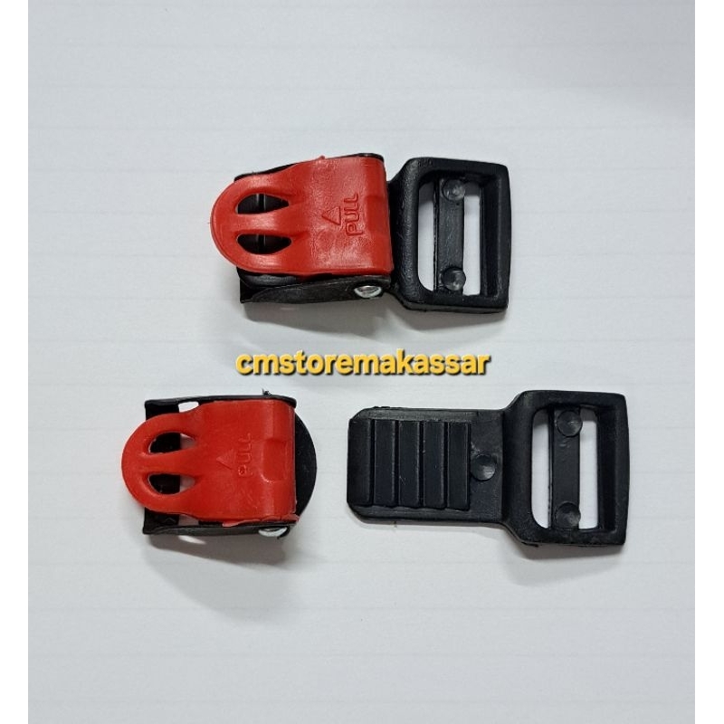 Gesper Helm Buaya Microlock Universal Pengunci Tali Klik Cetekan Helm Pengait Kunci Helm