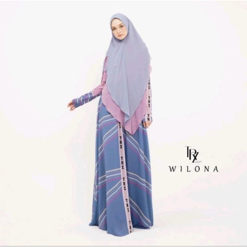 Gamis set syar'i TRZ Wilona