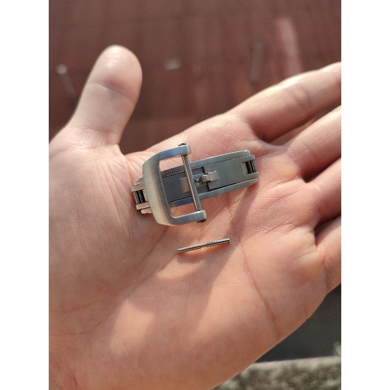 Butterfly clasp deployant buckle leaf spring deployant clasp model RM