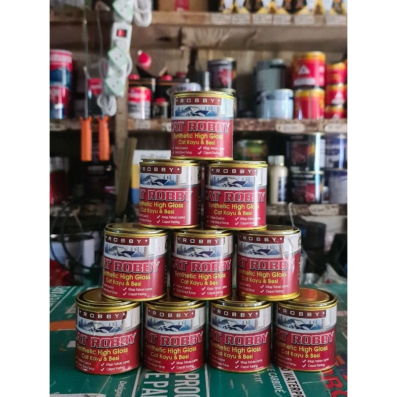 CAT KAYU DAN BESI ROBBY 923M GOLDEN HONEY 200ML