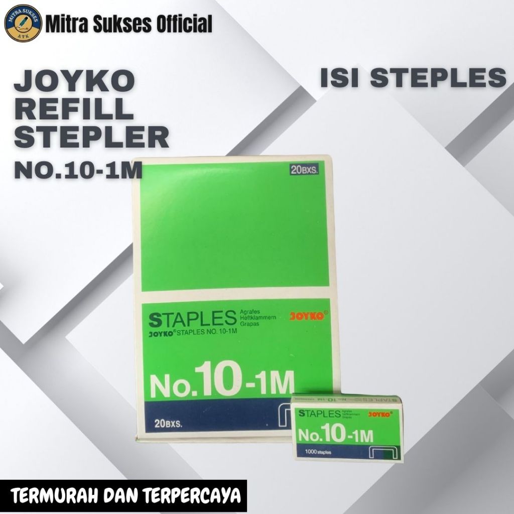 

Isi steples / Refill Stapler Joyko No.10-1m 1 Box 20 pack