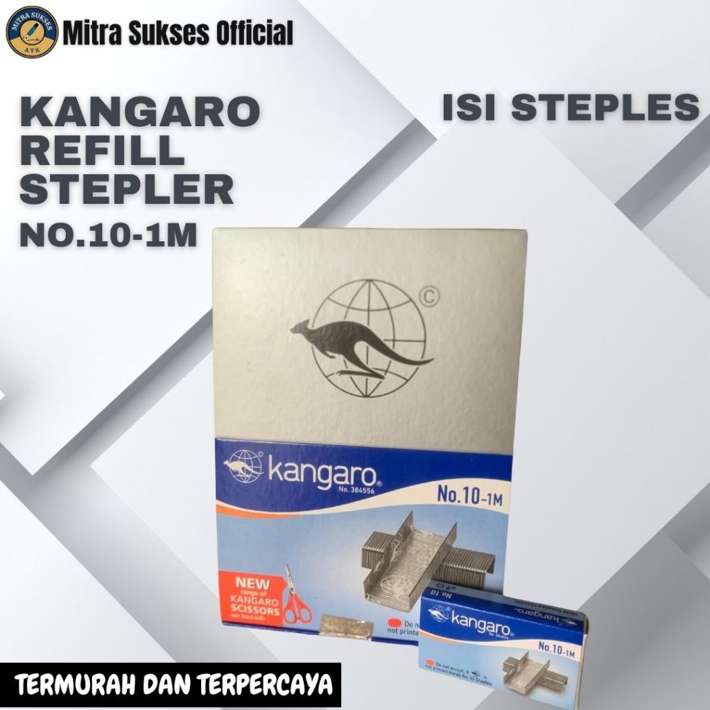 

Isi steples / Refill Stapler Kangaro No.10-1m