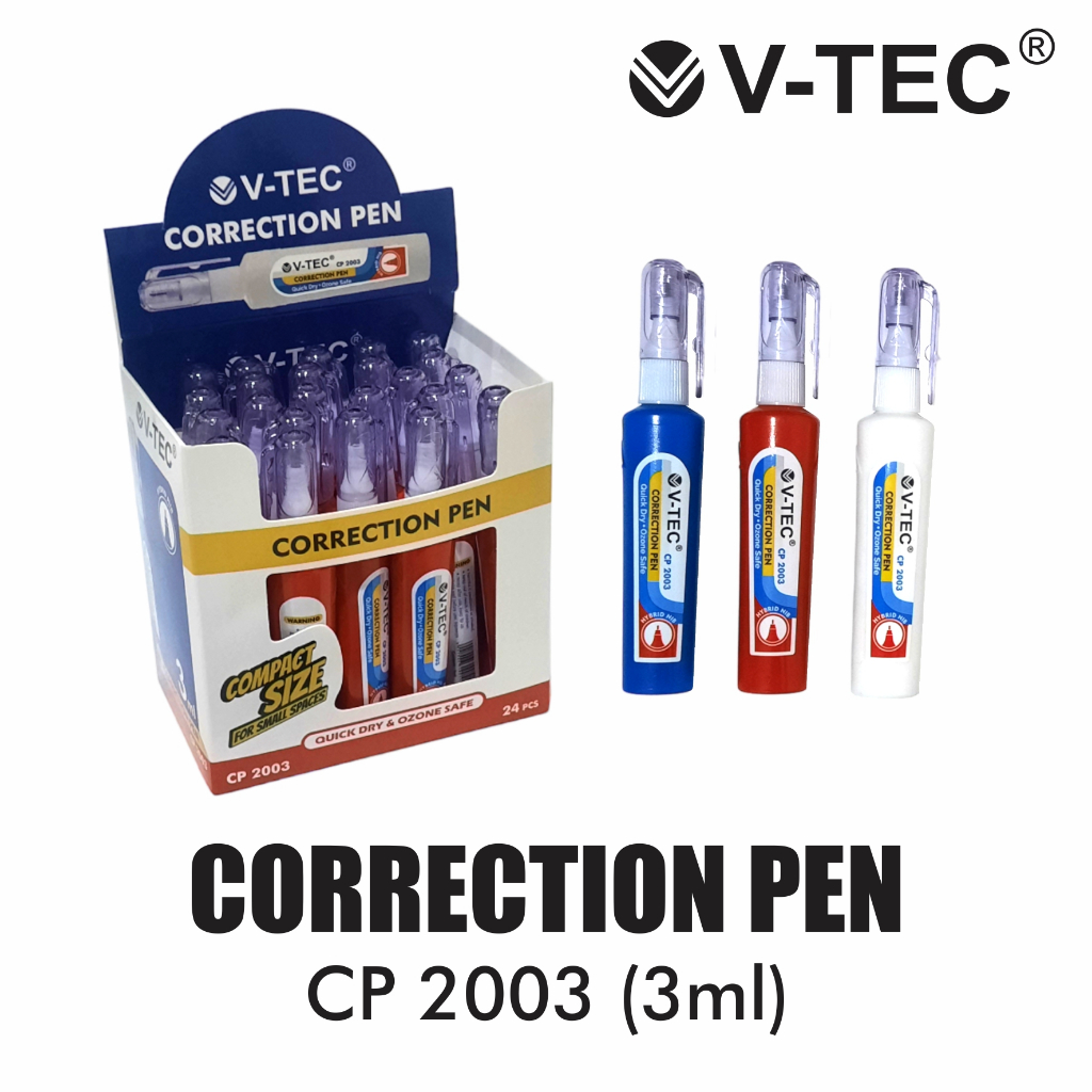 

V-TEC CORRECTION PEN TYPE CP 2003/3ML