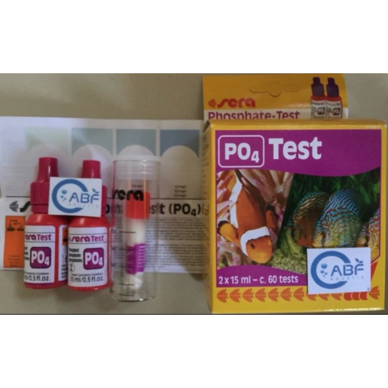 SERA test PO4 untuk mengukur kadar Phosphate dalam air tawar dan laut