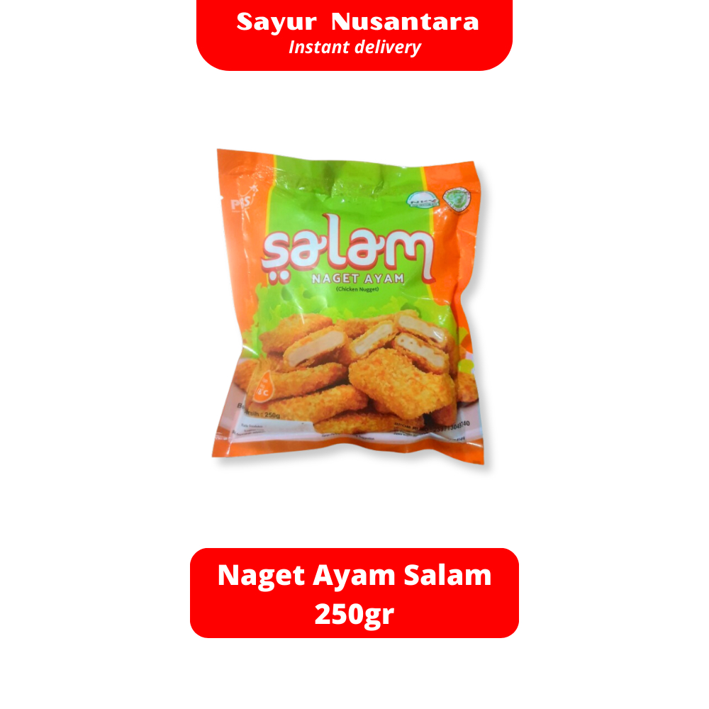 

Naget/Nugget Ayam Salam 250gr - Sayur Nusantara