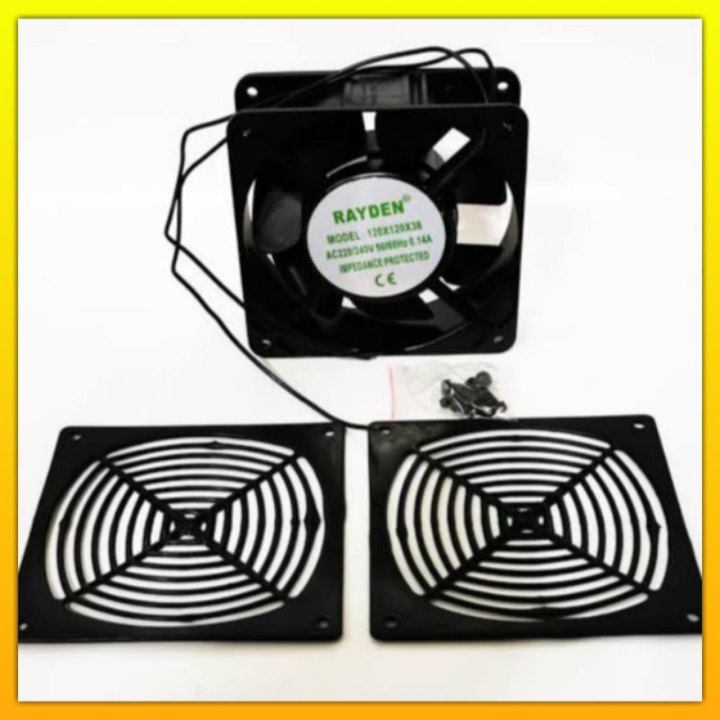 FAN KIPAS AC 220V 12x12 / FAN AC 220 VOLT 12CM