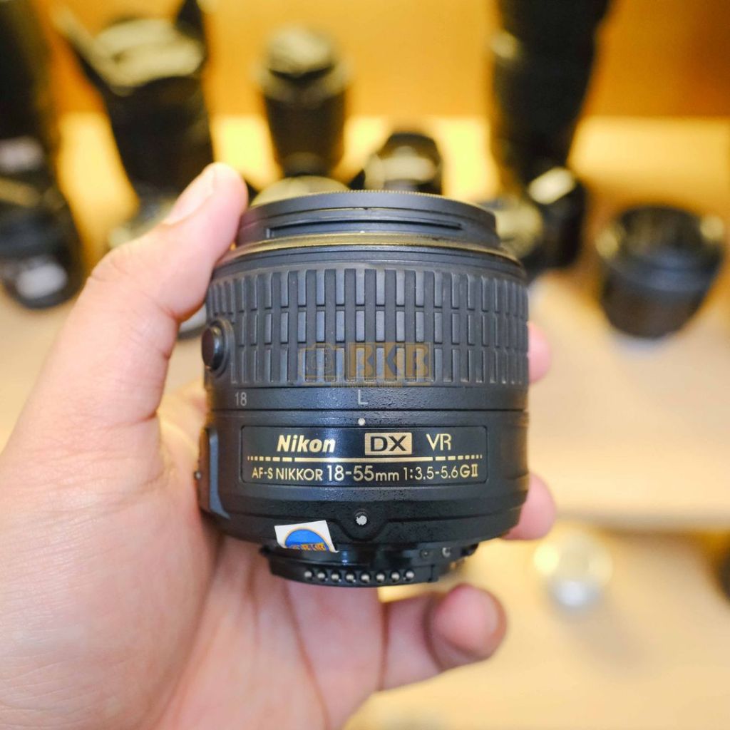 Lensa Kit Nikon 18-55mm VR No Box Mulus