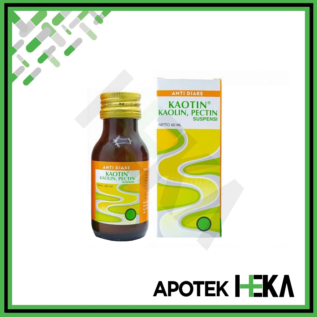 Kaotin Suspensi Kaolin Pectin 60 ml - Obat Sirup Anti DIare [JAKSEL]