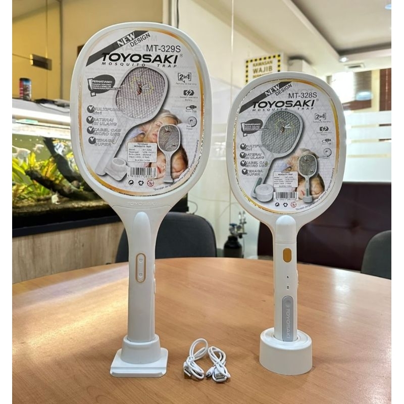 TOYOSAKI RAKET NYAMUK 2 IN 1 ( RAKET & LAMPU ) BESAR / KECIL