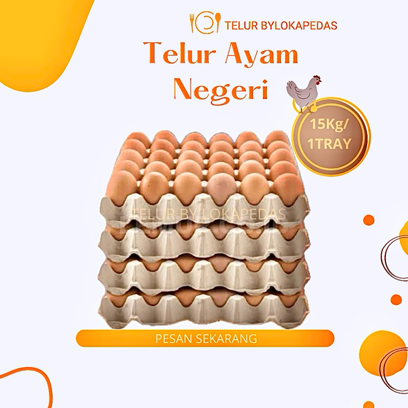 

Telur Ayam Negeri Per 15KG/ Per Tray Garut Kota Gosend Instan