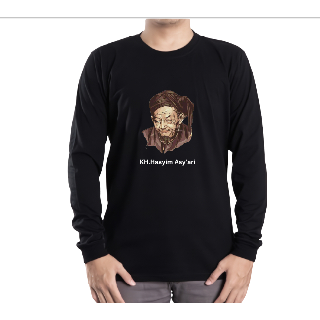 Kaos Longsleeve KH.Hasyim Asy'ari