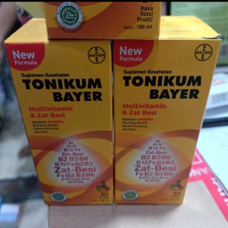 multivitamin&zat besi tonikum bayer