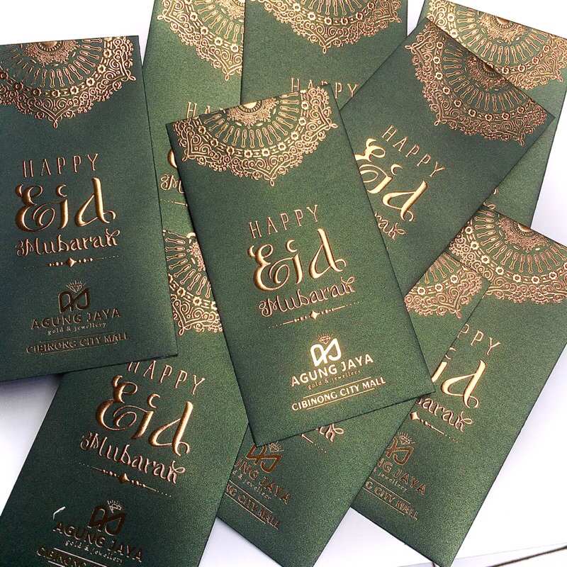 

Amplop Idul Fitri Custom Foil Nama /Logo