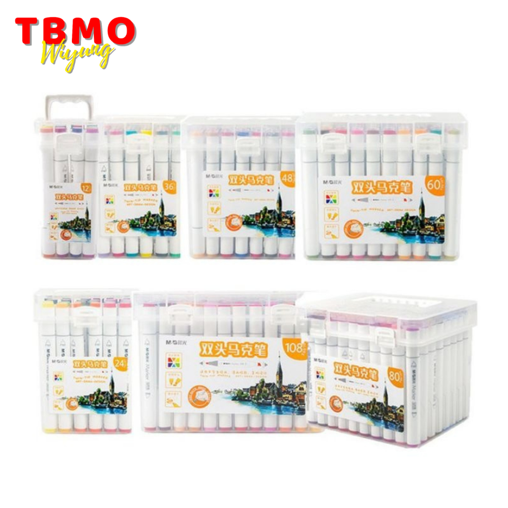 

TBMO M&G Double Tip Triangle Art Marker 12 24 36 48 Colors