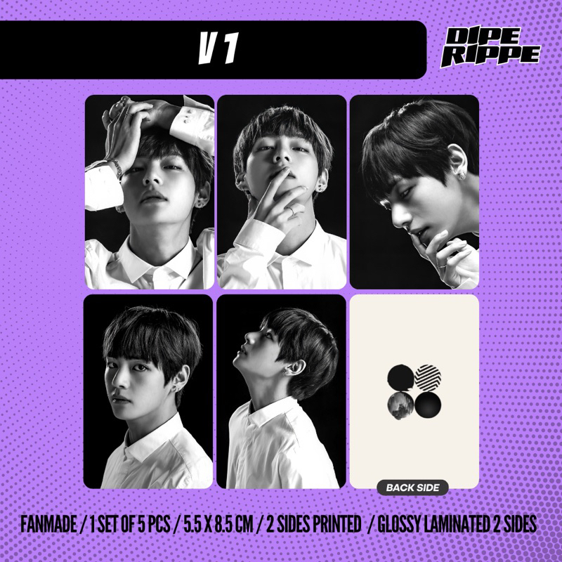 BTS - [1 SET ISI 5 PCS] BANGTAN WINGS FACE