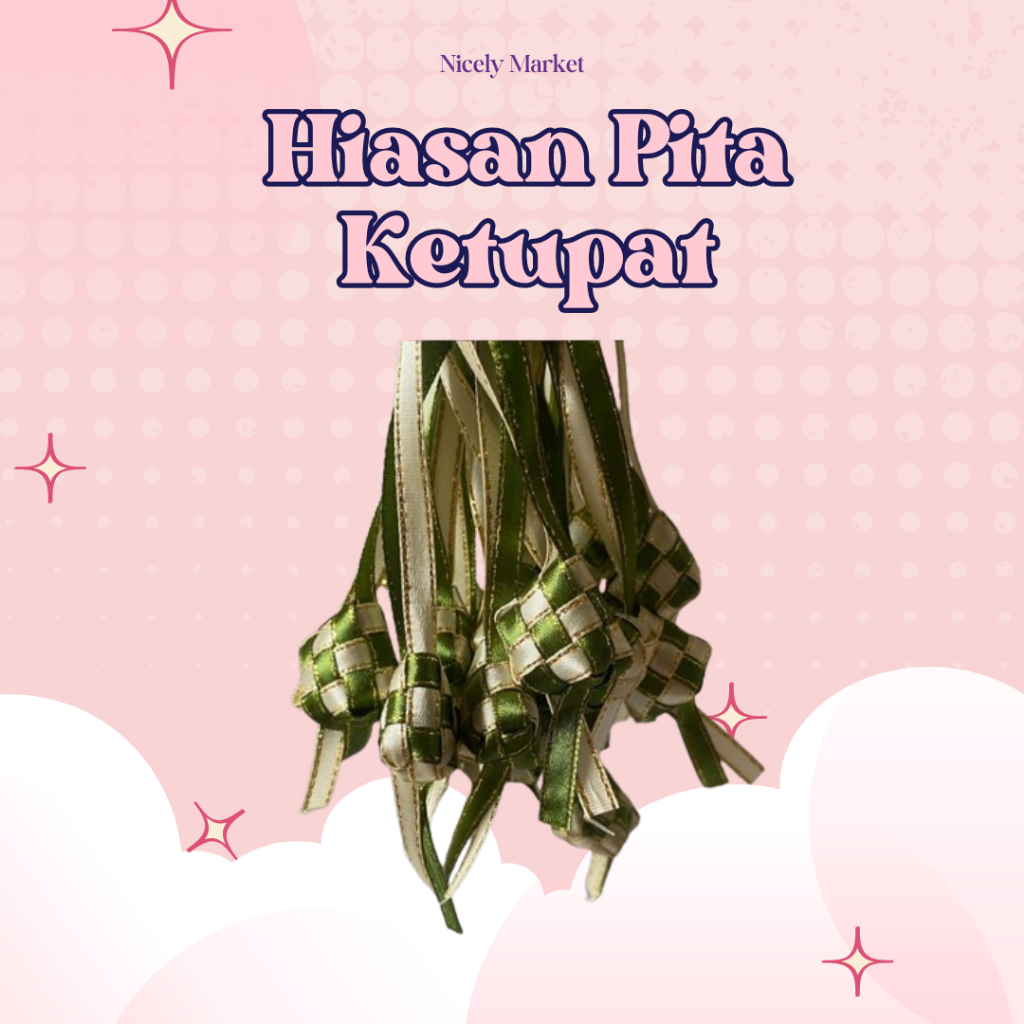 

[1biji] Ketupat Pita Warna-warni | Ketupat lebaran | Hiasan Hampers Lebaran
