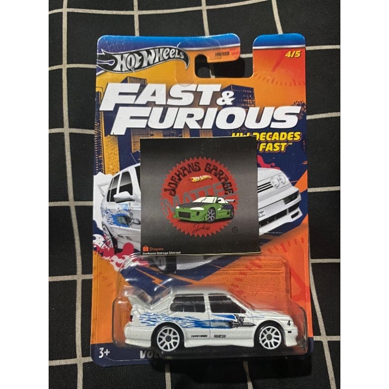 Hot Wheels 2024 Fast & Furious Decades of Fast Volkswagen Jetta MK3  |  Hot Wheels Volkswagen Jetta 