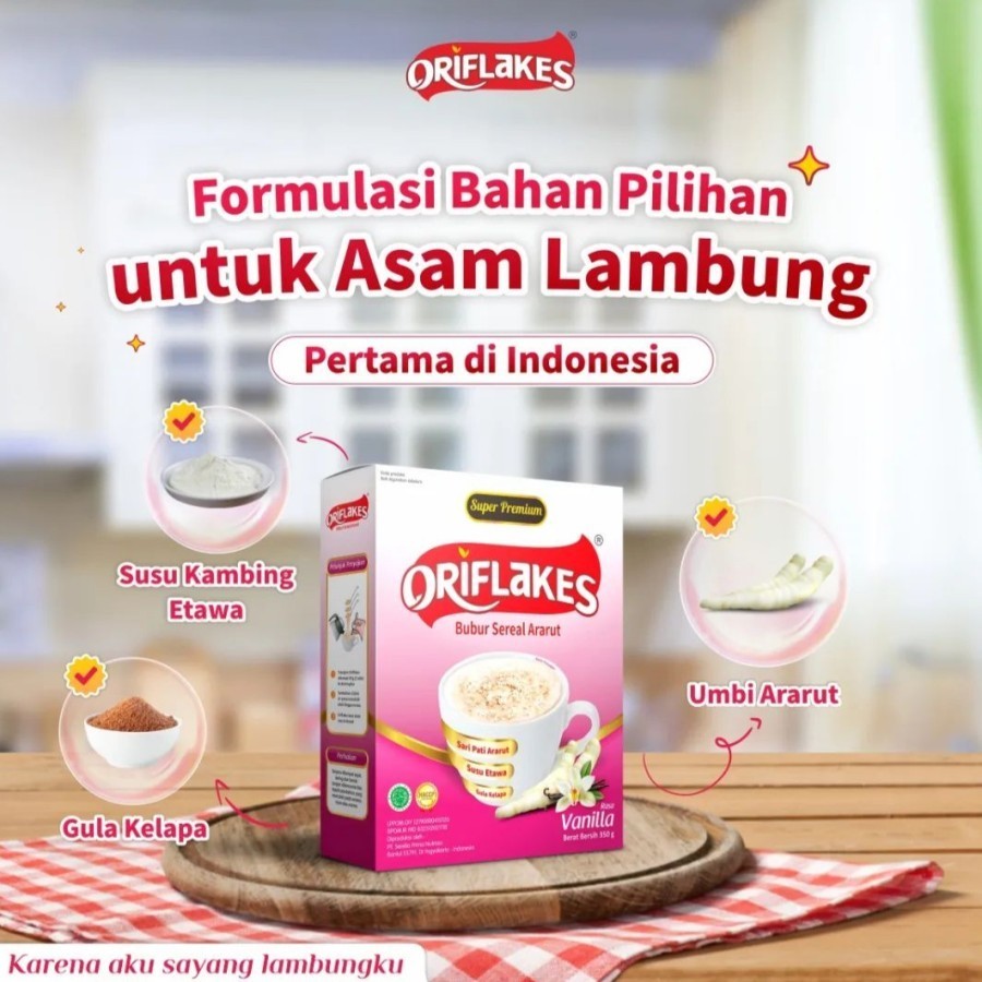 

Oriflakes GASTRO 350 Gram, Oriflakes Solusi Asam Lambung Maag dan Gerd Ampuh