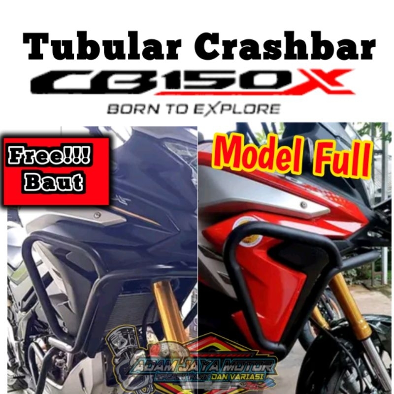 tubular crashbar CB150X CB 150 X Model full