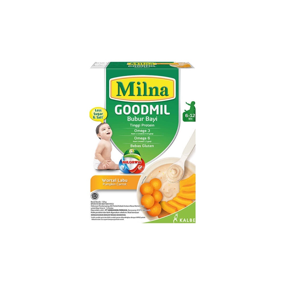 Milna Goodmil Bubur Khusus Wortel Labu 120gr 6+