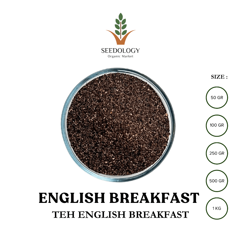 

Daun Teh English Breakfast 100gr - English Breakfast Tea / Black Tea / Teh Hitam Vanilla