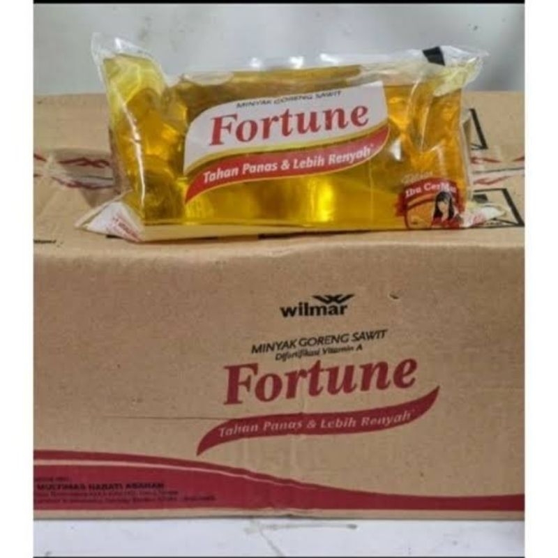 

Minyak Goreng Fortune Kemasan Bantal 1 Liter