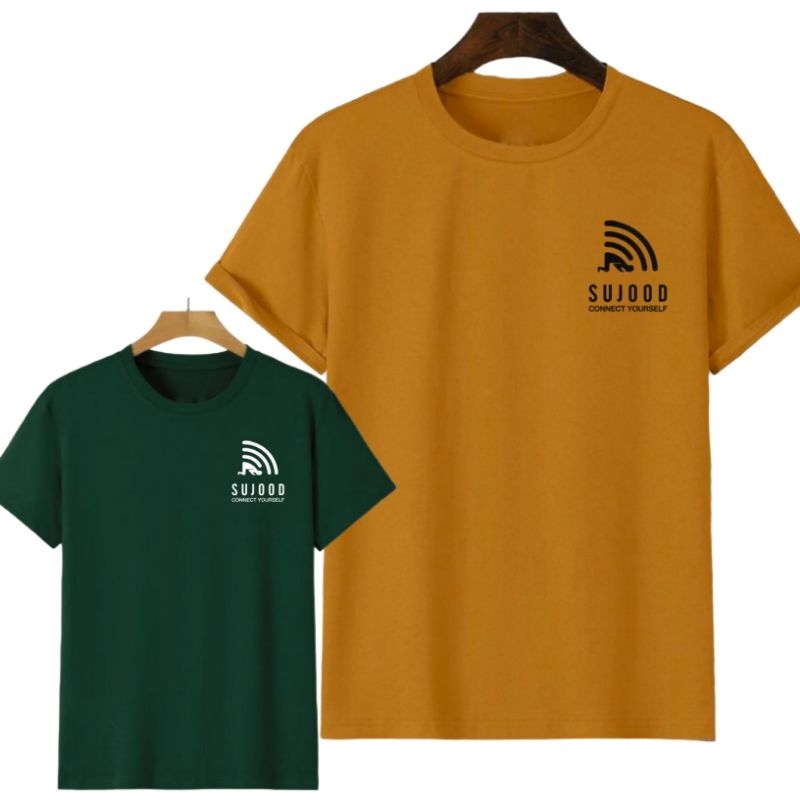 Kaos Lengan Pendek Religius Motif Sujood