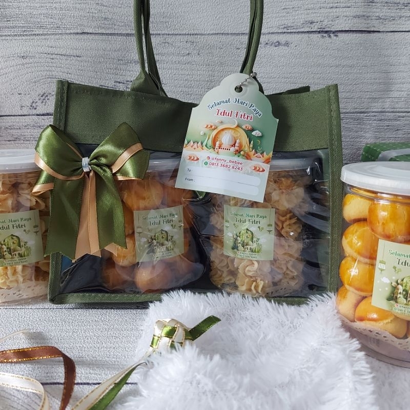 

Paket Tas Hampers Lebaran isi 2 Toples