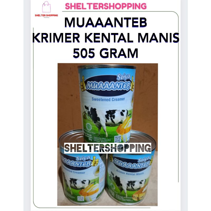 

(INSTANT & SAMEDAY) SEIYA Muaaanteb Krimer Kental Manis 505 Gram