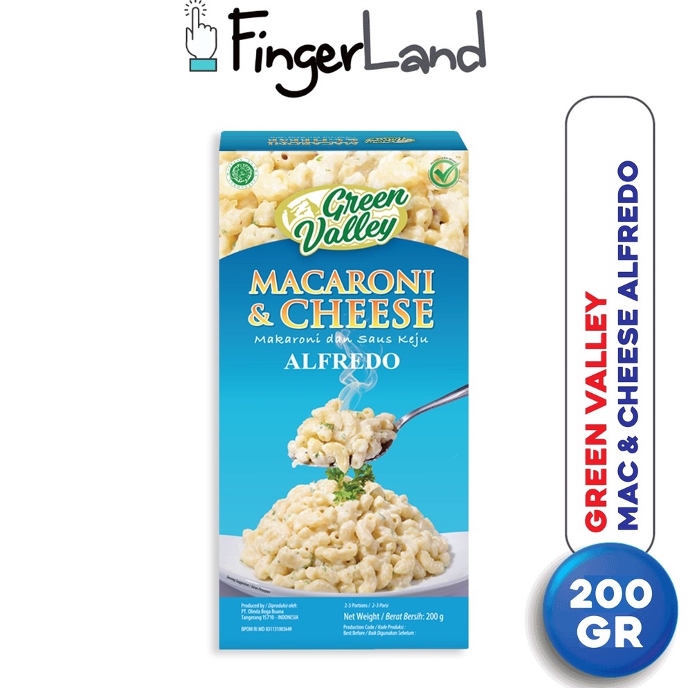 

UED181 MEGA SALE GREEN VALLEY Macaroni and Cheese Alfredo Sauce 2 Gram Mac n Cheese