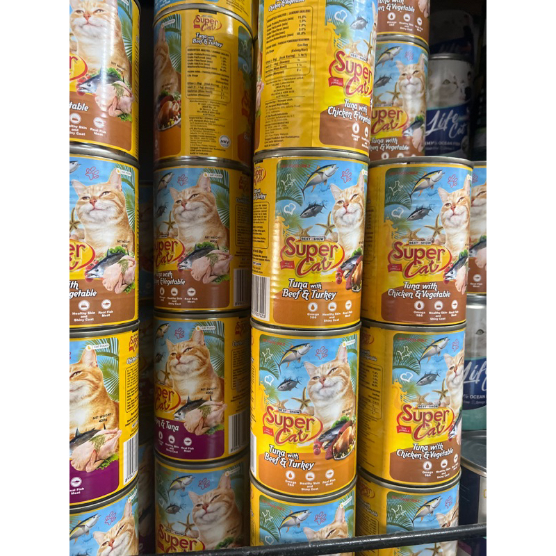 SUPER CAT ADULT KALENG 400 gram