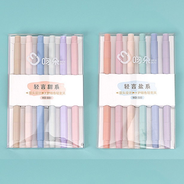 

BEST! 1 SET 6 PCS STABILO DENGAN WARNA TINTA PASTEL BERKUALITAS DAN TERANG MOTIF POLOS AESTHETIC