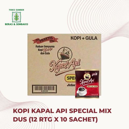 

Kopi KAPAL API special mix DUS (12 RTG X 10 SACHET)