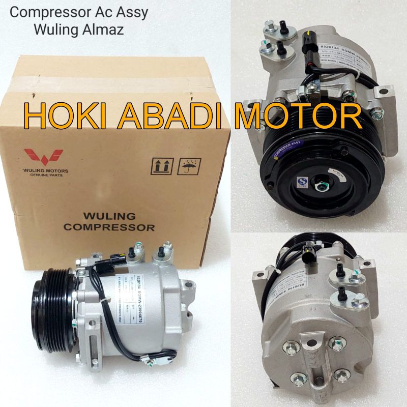 Compressor AC Assy Kompresor AC Assy New Wuling Almaz Cortez 1.8 1800CC Asli Original