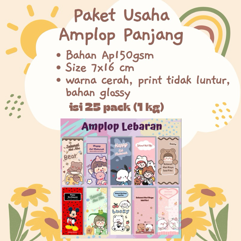 

Paket Usaha Amplop Lebaran Panjang