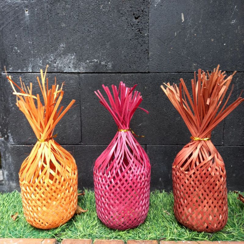 

keranjang salak | Kroso kreneng tempat hampers mini | tempat buah | kroso kreneng anyaman bambu