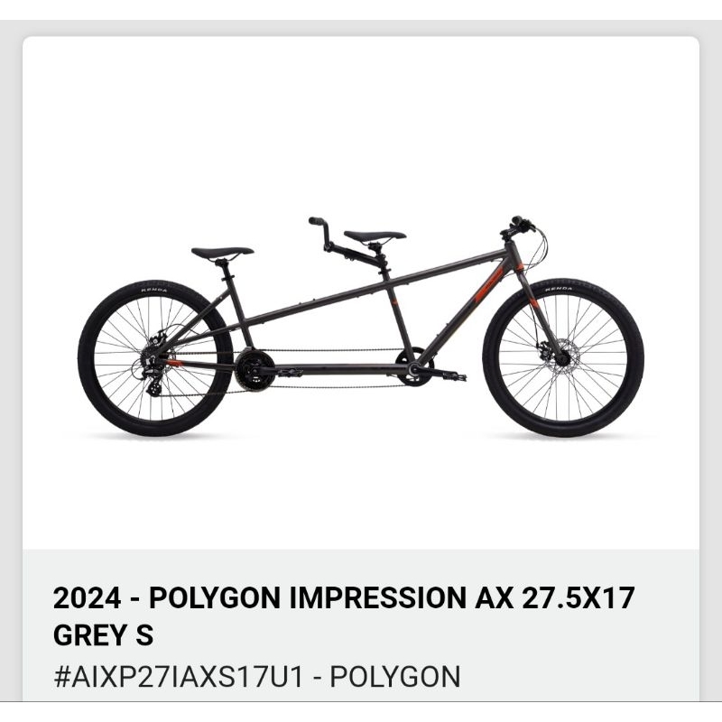 Sepeda Polygon Tandem Impression AX