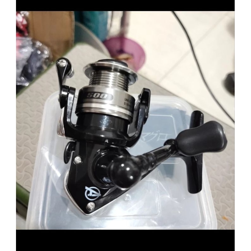 reel pancing maguro Avengers ukuran 500 reel mini kolam sudah one way