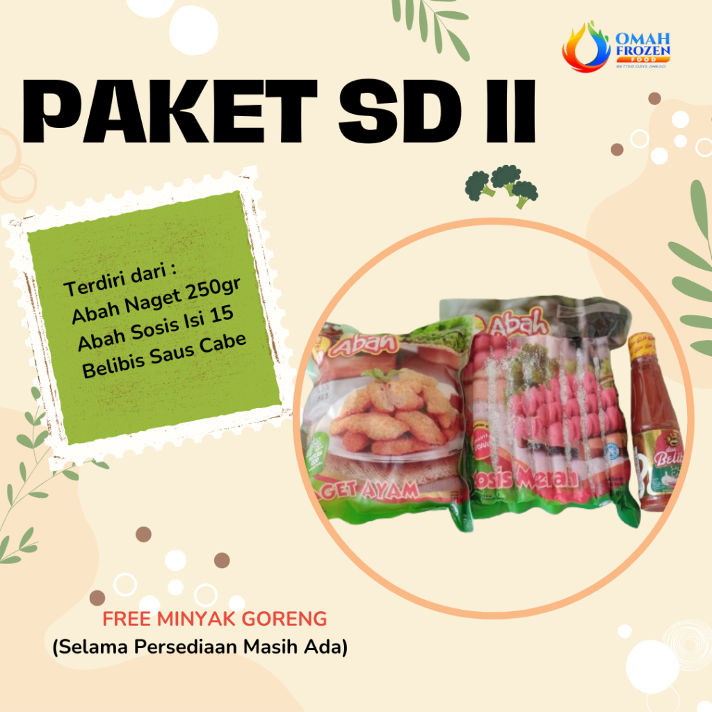 

Paket Frozen Food Paket Ramadhan Paket Murah SD II (NON COD DILUAR KOTA JATENG)