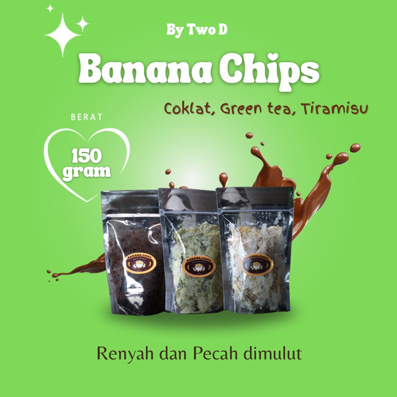 

Banana chips || Keripik pisang 150gram